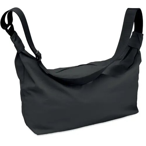 Nylon urban crossbody tas Sling zwart