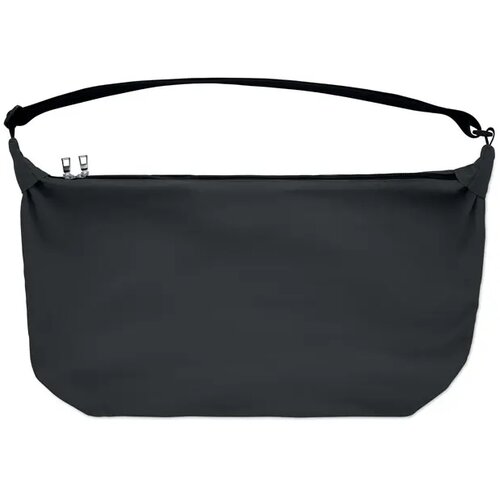 Nylon urban crossbody tas Sling zwart