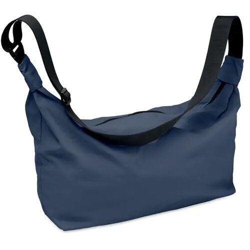 Nylon urban crossbody tas Sling blauw
