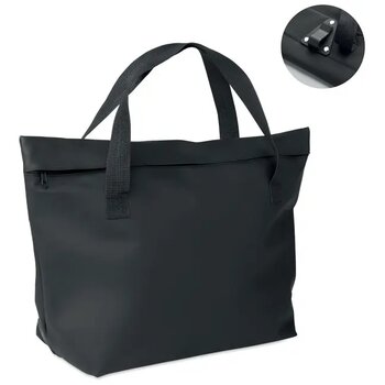 Pu fiets boodschappentas 10l Ride tote bag zwart
