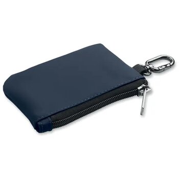 Pu sleuteletui met karabijn Guardo marineblauw