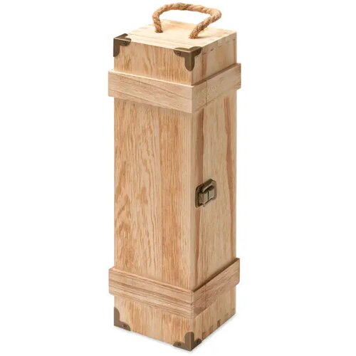 Wijncadeaukist paulowniahout Vinbox + hout
