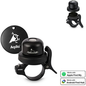 Aqiila Tagbird Waterdichte Tracker met Fietsbel zwart Aqiila Tagbird Waterdichte Tracker met Fietsbel zwart