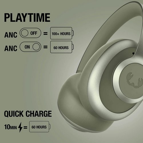 Fresh 'n Rebel Clam Ace 2 Over-Ear ANC Koptelefoon dried green