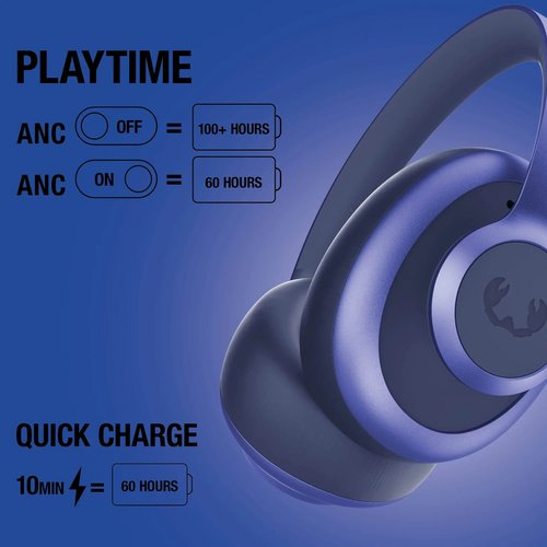 Fresh 'n Rebel Clam Ace 2 Over-Ear ANC Koptelefoon blauw
