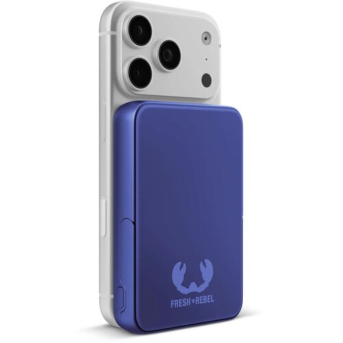 Fresh 'n Rebel Draadloze Powerbank 10000mAh Geschikt voor MagSafe blauw