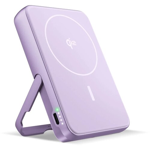 Fresh 'n Rebel Draadloze Powerbank 10000mAh Geschikt voor MagSafe lila