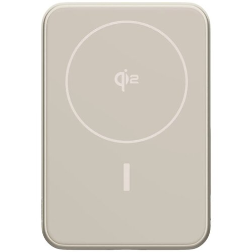 Fresh 'n Rebel Draadloze Powerbank 10000mAh Geschikt voor MagSafe beige
