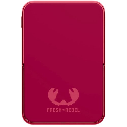 Fresh 'n Rebel Draadloze Powerbank 10000mAh Geschikt voor MagSafe rood