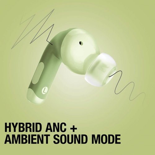 Fresh 'n Rebel Twins Fuse 2 ANC In-ear Oordopjes lichtgroen