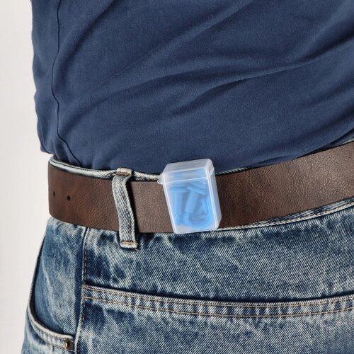 TPE-oordopjes met koord EN 352-2 32 dB blauw