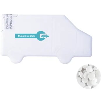Vrachtwagen mintdispenser met ca. 8 gr. mintjes Vrachtwagen mintdispenser met ca. 8 gr. mintjes