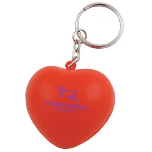 Anti-stress Hart met sleutelhanger