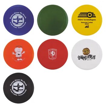 Frisbee 21 cm. met ringen blauw