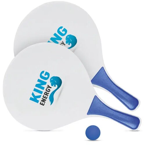 Tennisset voor op het strand Match blauw