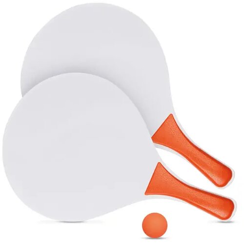 Tennisset voor op het strand Match oranje
