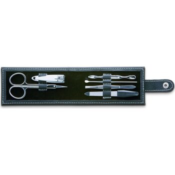 6-delige manicureset Nailkit zwart