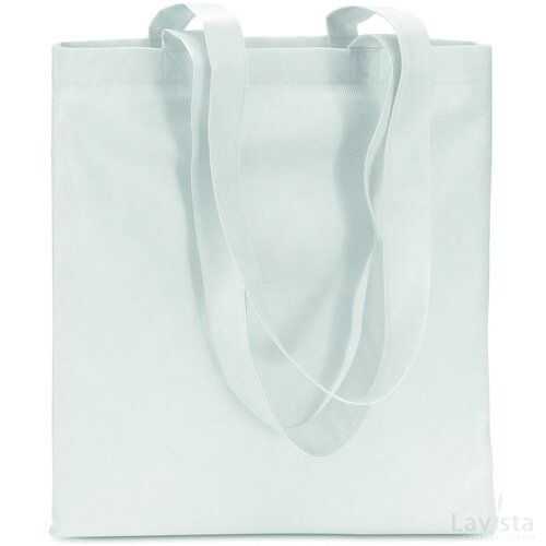 Non-woven boodschappentas Totecolor wit
