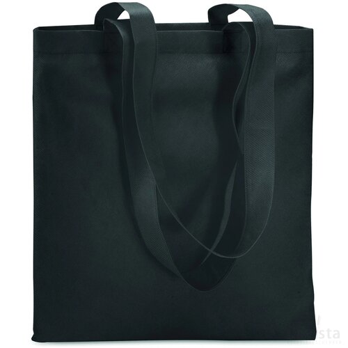 Non-woven boodschappentas Totecolor zwart