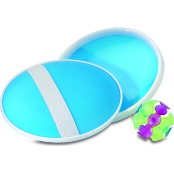 Balspelletje met zuignappen Catch&play blauw