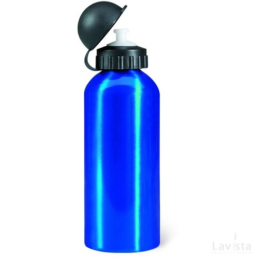 Metalen bidon 600 ml Biscing blauw