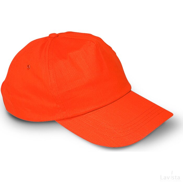 Baseball cap met sluiting Glop cap oranje