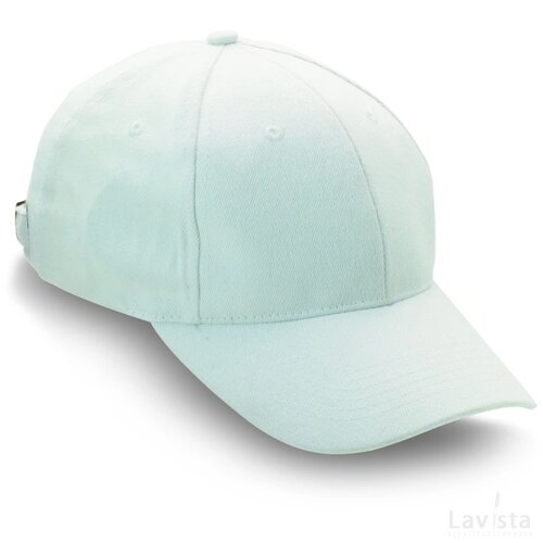 Baseball cap met sluiting Natupro wit