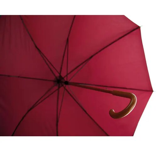 Paraplu met houten handvat Cala bordeaux
