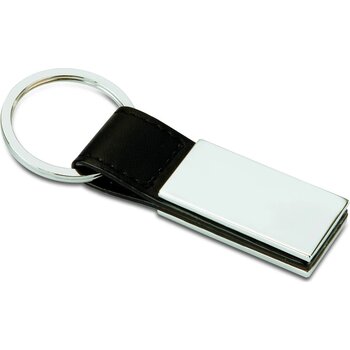 Klassieke sleutelhanger Rectanglo zwart