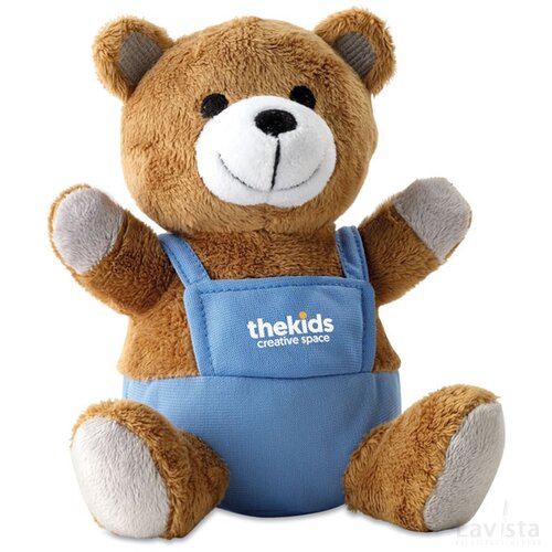 Pluche teddybeer Blauw