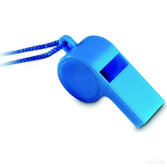Fluitje met nekkoord Referee blauw