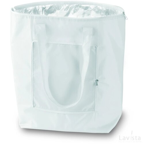Koeltas van 210t nylon Plicool wit