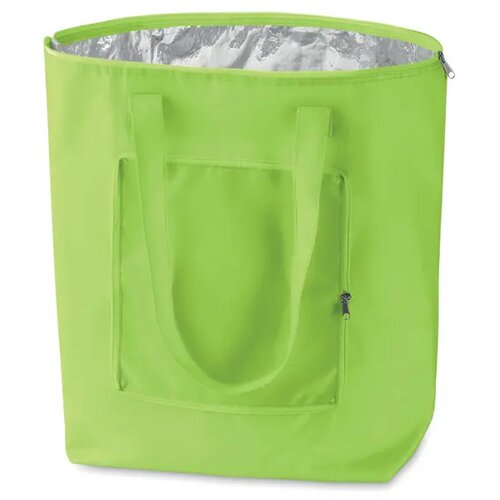 Koeltas van 210t nylon Plicool limoen