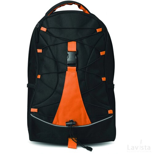 Polyester rugzak Monte lema oranje