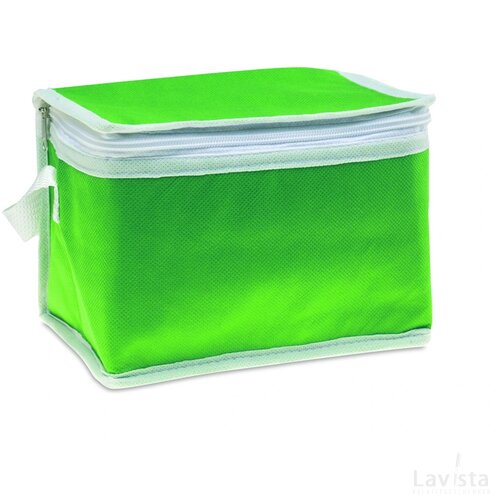 Koeltas voor 6 blikjes Promocool groen