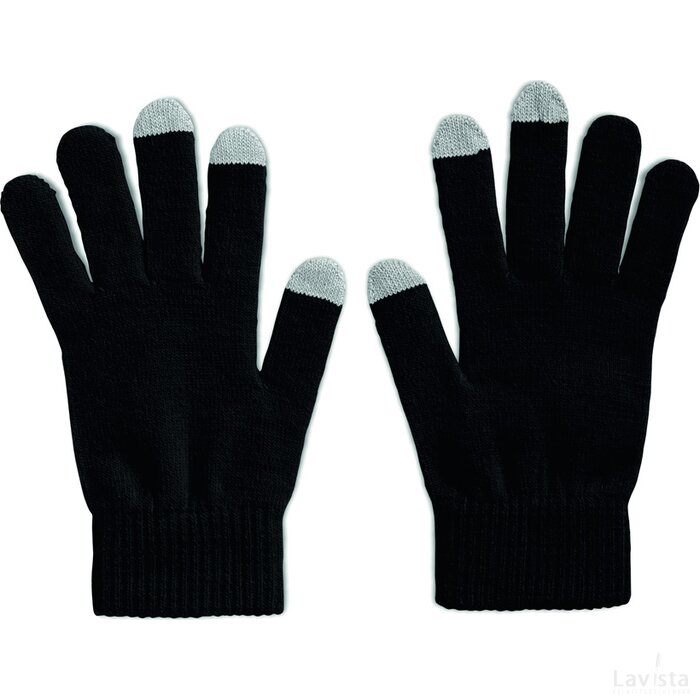Handschoenen voor smartphones Tacto zwart