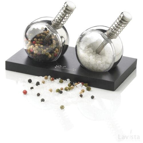 Planet peper & zout set zwart
