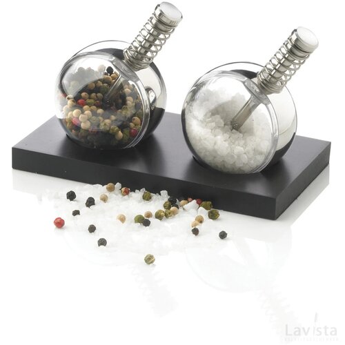 Planet peper & zout set zwart