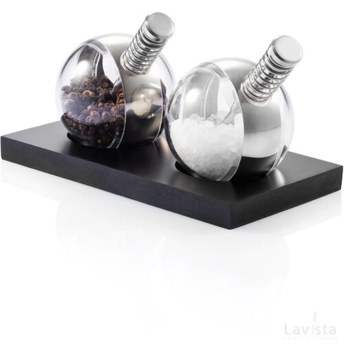 Planet peper & zout set zwart