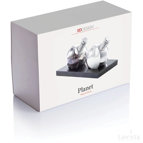 Planet peper & zout set zwart