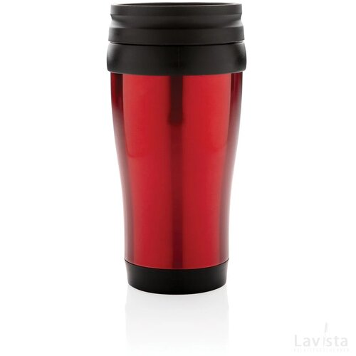 Roestvrijstalen mok rood