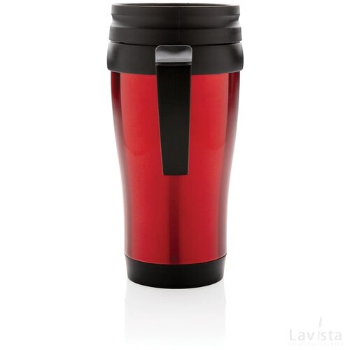 Roestvrijstalen mok rood