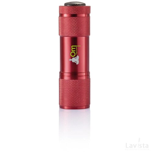 Quattro zaklamp rood