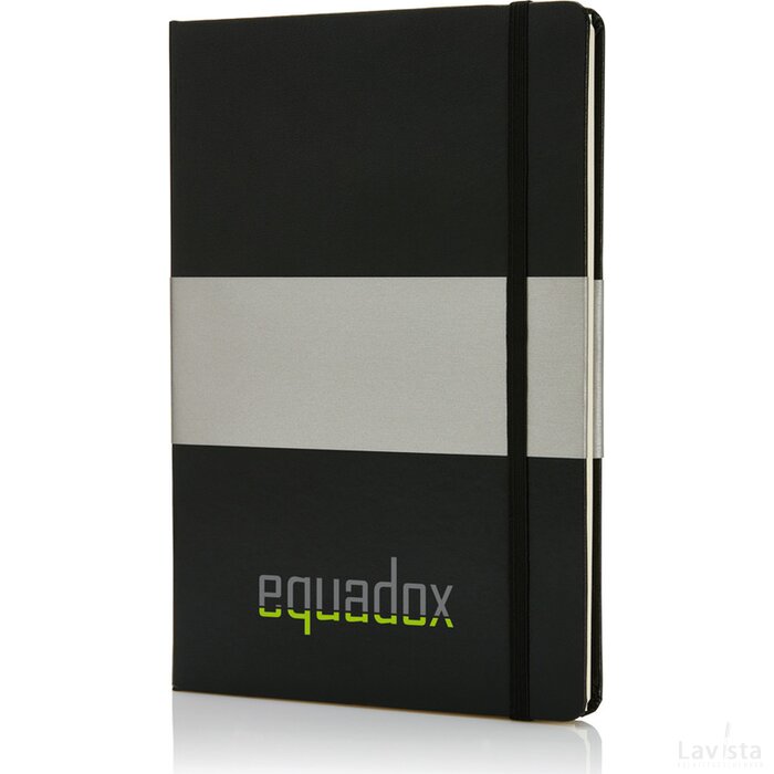 Deluxe hardcover A5 notitieboek zwart
