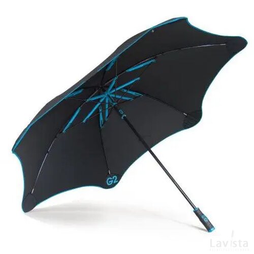 Blunt golf G2 paraplu zwart + blauw