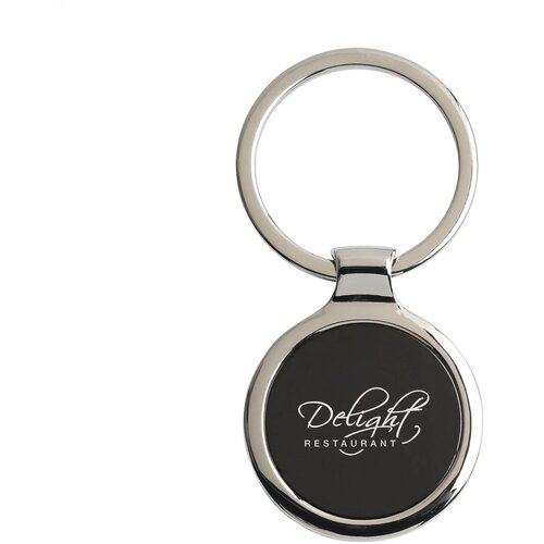 Ronde Metalen Sleutelhanger Keytag Circle