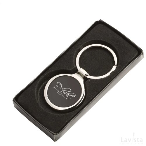 Keytag Circle Sleutelhanger Zwart