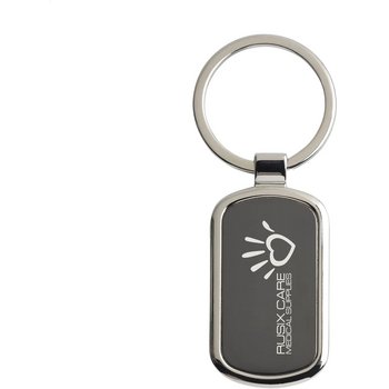 Keytag Rectangle Sleutelhanger Zwart Keytag Rectangle Sleutelhanger Zwart