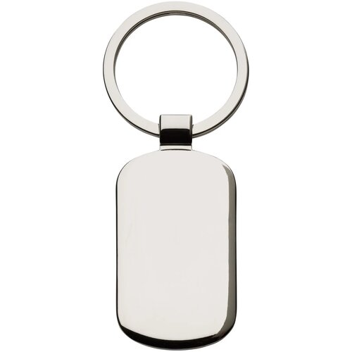 Strakke Metalen Sleutelhanger: Keytag Rectangle in Modern Design