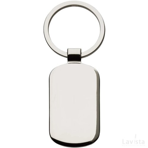 Keytag Rectangle Sleutelhanger Zwart